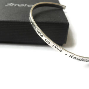 Personalised Sterling Silver Cuff