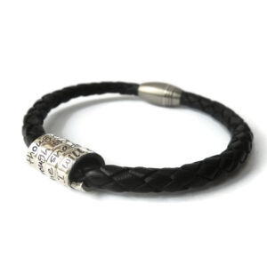 Men’s Psalm 23 Leather Bracelet