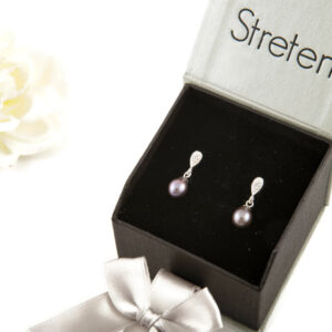 Peacock Pearl Earrings